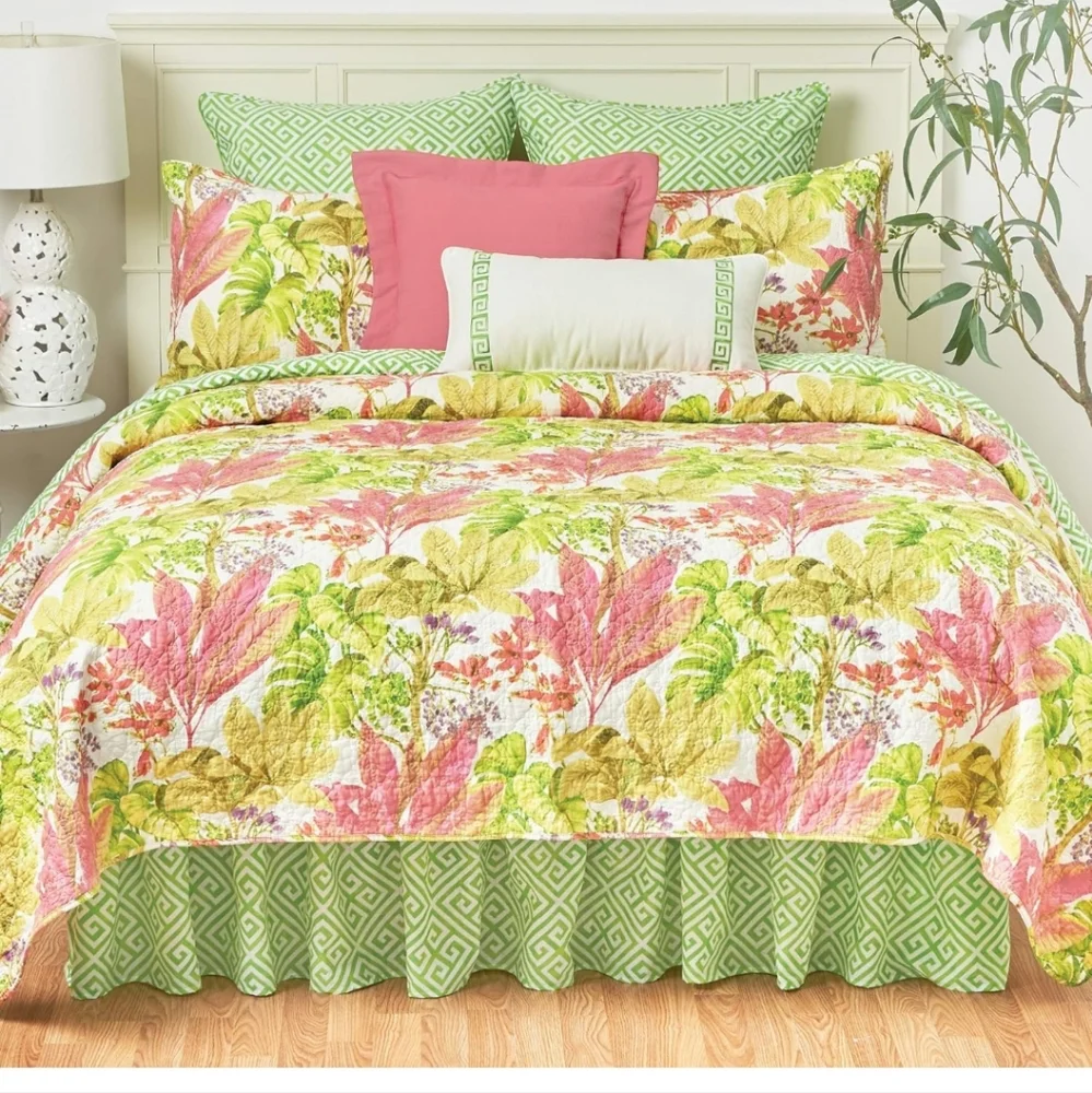 C & F Twin Quilt Set NEW MOANA Tropical L👀K